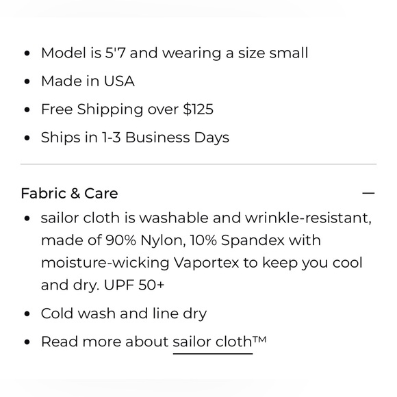 Sailor-Sailor Crew Tee in Pink and White size Medium - Picture 7 of 8